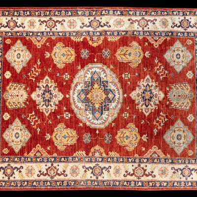 Antique Hand-Knotted Persian Area Rug