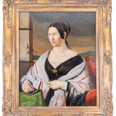 Adam Brenner Portrait of a Lady, O/b