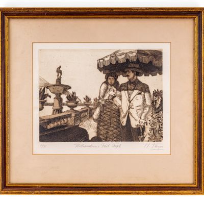 Signed M. Jacques "Williamstown's First Couple"