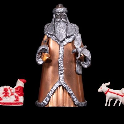 Artisan Father Christmas Fig & MC Santa Celluloid
