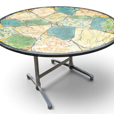 Modern Industrial Table, Dimensional Plastic Corp