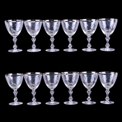 Tiffin-Franciscan Princess Margaret Wine Goblets