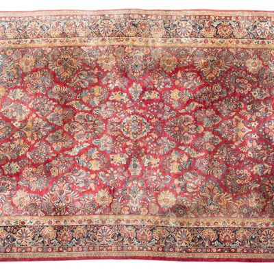 Antique Persian Palace Size Rug ~10.5' x 17'