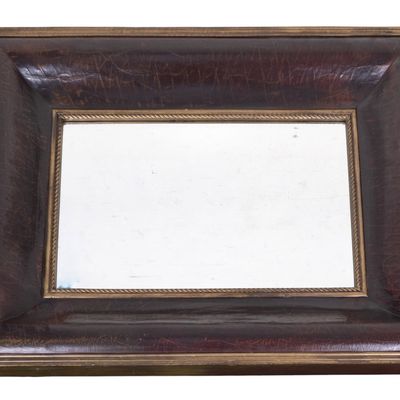 Large Wide-Framed Decorator Mirror