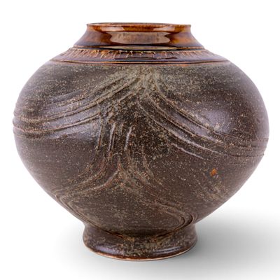 Signed Studio Pottery Stoneware Vase