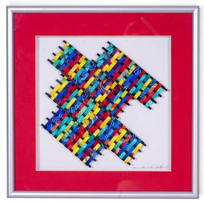 Woven Aluminum Art by James Mosier (AM 20th C)