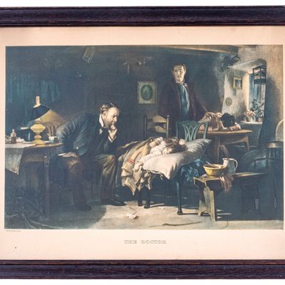 The Doctor by Fildes Lithographic print