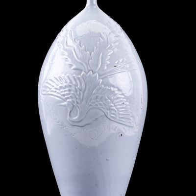 Phoenix Celadon Vase