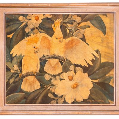 Jessie Arms Botke "Cockatoos" Framed Print