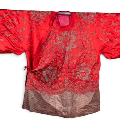 Silk Chinese Dragon Robe