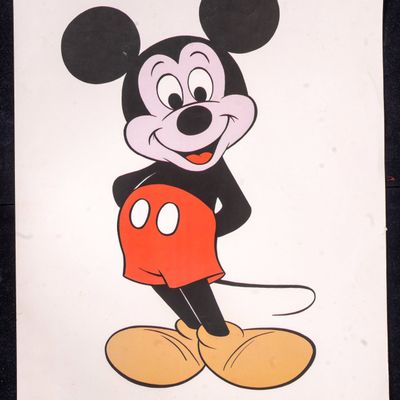 Vintage Mickey Mouse Abrams Art Print
