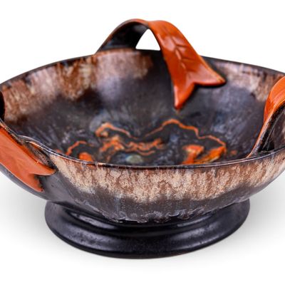 Mid Century Georgenthal Fat Lava Studio Pottery