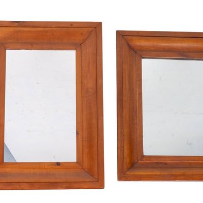 Ogee-Style Mahogany Mirrors