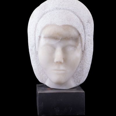 C. 1981 White Marble Bust