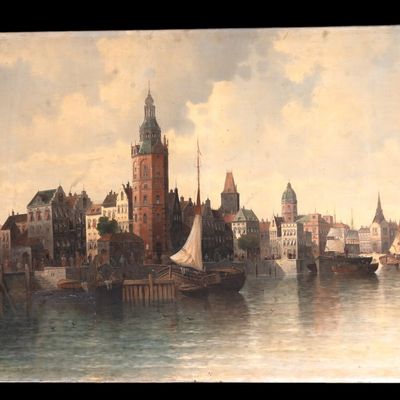 Oil on Canvas August Von Siegen (GM 1820-1883)