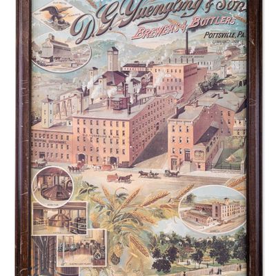 Framed Yuengling Bar Poster