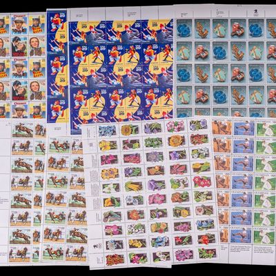 Vintage U.S. Postage Sheets