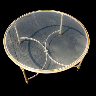 Vintage Italian MCM Round Coffee Table
