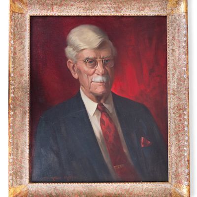 Arthur Meltzer (1893-1989, PA/MN) O/C Portrait