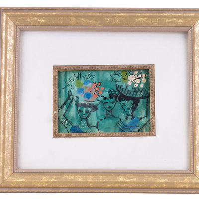 Charles Cobelle (Fr/Am 1904-94) Oil on Board