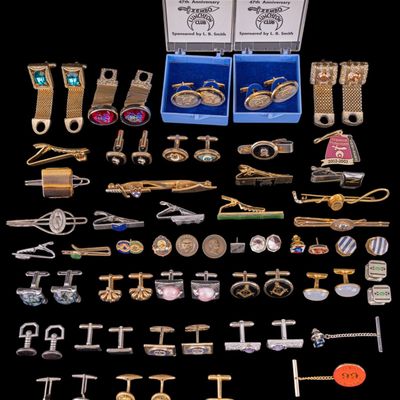 Vintage Cufflinks and Tie Clips