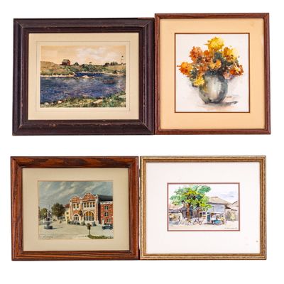 Vintage Watercolor Paintings and Prints