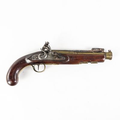 Sale Photo Thumbnail #9: Oakes of London Combat Pistol  Flintlock  (A)