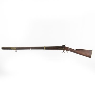 Sale Photo Thumbnail #129: Rare! Robbins & Lawrence 1841 .54 C&B Rifle (C)