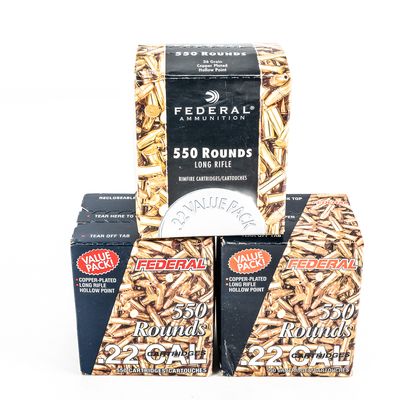 Sale Photo Thumbnail #396: 1650rds of Caliber .22LR Federal Ammunition