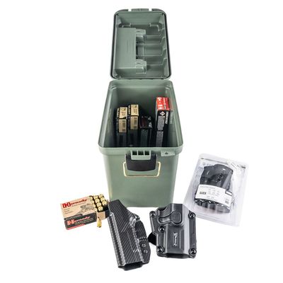 Sale Photo Thumbnail #410: 190rds of Cal. 45ACP Ammunition & 3 Glock Holsters