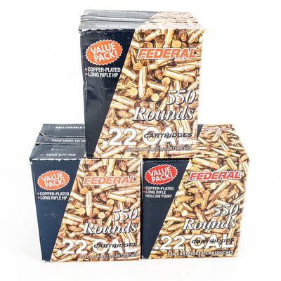 Sale Photo Thumbnail #395: 1650rds of Caliber .22LR Federal Ammunition