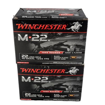 Sale Photo Thumbnail #404: 2000 rds of Caliber .22LR M-22 Ammunition