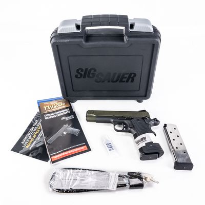 Sale Photo Thumbnail #203: Sig Sauer 1911 Carry .45ACP Pistol 54B070847