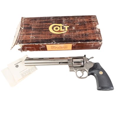 Sale Photo Thumbnail #11: Colt Nickel Python .357Mag Revolver K59937