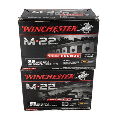 Sale Photo Thumbnail #403: 2000 rds of Caliber .22LR M-22 Ammunition