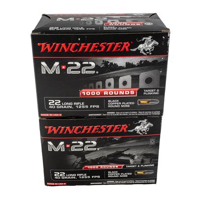 Sale Photo Thumbnail #388: 2000 rds of Caliber .22LR M-22 Ammunition