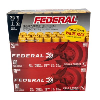 Sale Photo Thumbnail #443: 300rds of 20 Gauge Shotgun Target Ammunition
