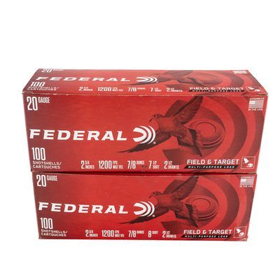 Sale Photo Thumbnail #448: 200rds of 20 Gauge Shotgun Target Ammunition
