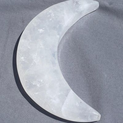 Sale Photo Thumbnail #67: Moon, Quartz, Carving, Collectible, Decor