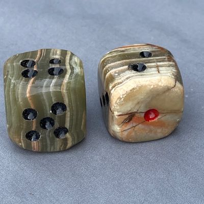 Sale Photo Thumbnail #157: Dice, Onyx, Calcite, Rock, Collectible, Toy