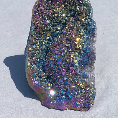 Sale Photo Thumbnail #250: Titanium, Amethyst, Rock, Crystal, Collectible, Decor
