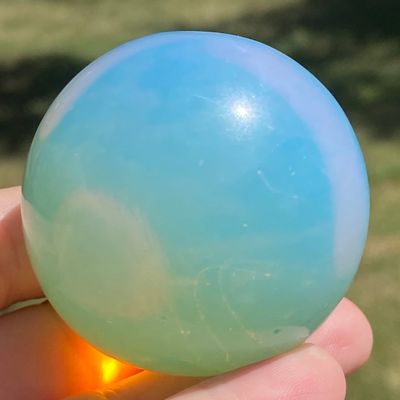 Sale Photo Thumbnail #130: Sphere, Opalite, Glass, Collectible, Decor
