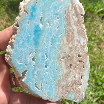 Sale Photo Thumbnail #29: Carribbean Calcite, Rock, Slab, Collectible, Decor, Lapidary