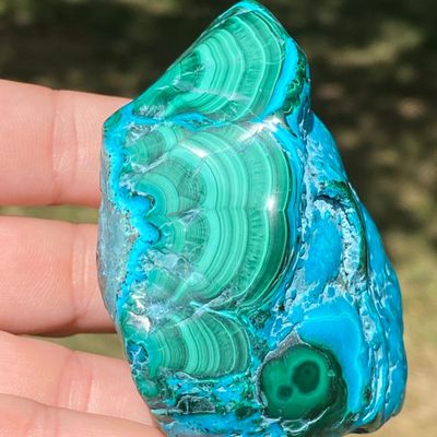 Sale Photo Thumbnail #148: Malachite, Chrysacolla, Rock, Collectible, Decor