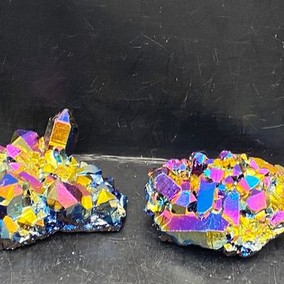 Sale Photo Thumbnail #228: Titanium, Amethyst, Rock, Crystal, Collectible, Decor