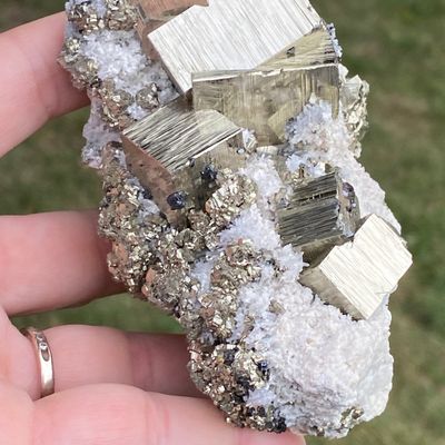 Sale Photo Thumbnail #160: Pyrite, Rock, Crystal, Collectible, Mineral, Specimen