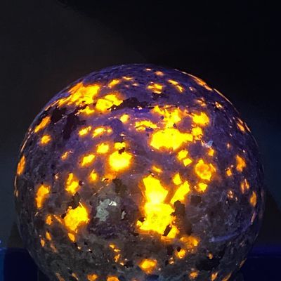 Sale Photo Thumbnail #112: Sphere, Sodalite, Rock, Collectible, Fluorescent