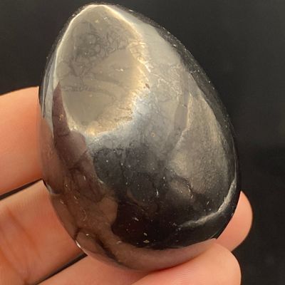 Sale Photo Thumbnail #231: Egg, Shungite, Rock, Carving, Collectible, Decor