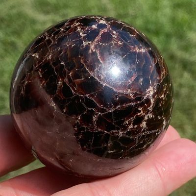 Sale Photo Thumbnail #100: Sphere, Garnet, Rock, Crystal, Collectible, Decor