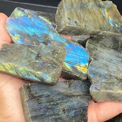 Sale Photo Thumbnail #211: Labradorite, Slab, Rough, Rock, Carving, Lapidary